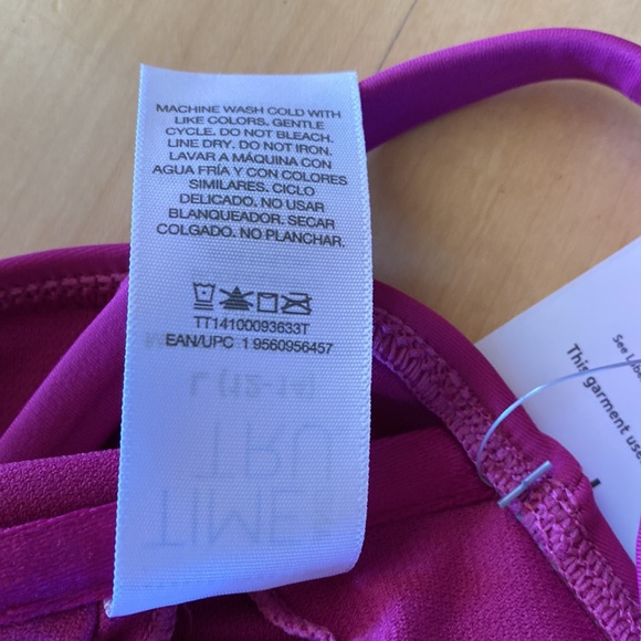 Purple Time & Tru Bikini Top - Picture 4 of 8